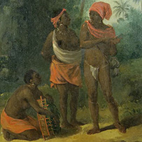 Portrait de Caraïbes noirs à Saint-Vincent par Brunias Les merveilles du musée d’Aquitaine Portrait de Caraïbes noirs à Saint-Vincent par Brunias Les merveilles du musée d’Aquitaine